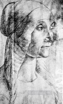 Domenico Ghirlandaio Painting - Elderly Woman Renaissance Florence Domenico Ghirlandaio